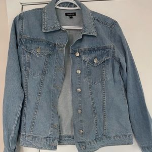 Boohoo Light Wash Denim Jacket
